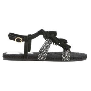 Anthropologie Fringed Rope Sandals NWT
